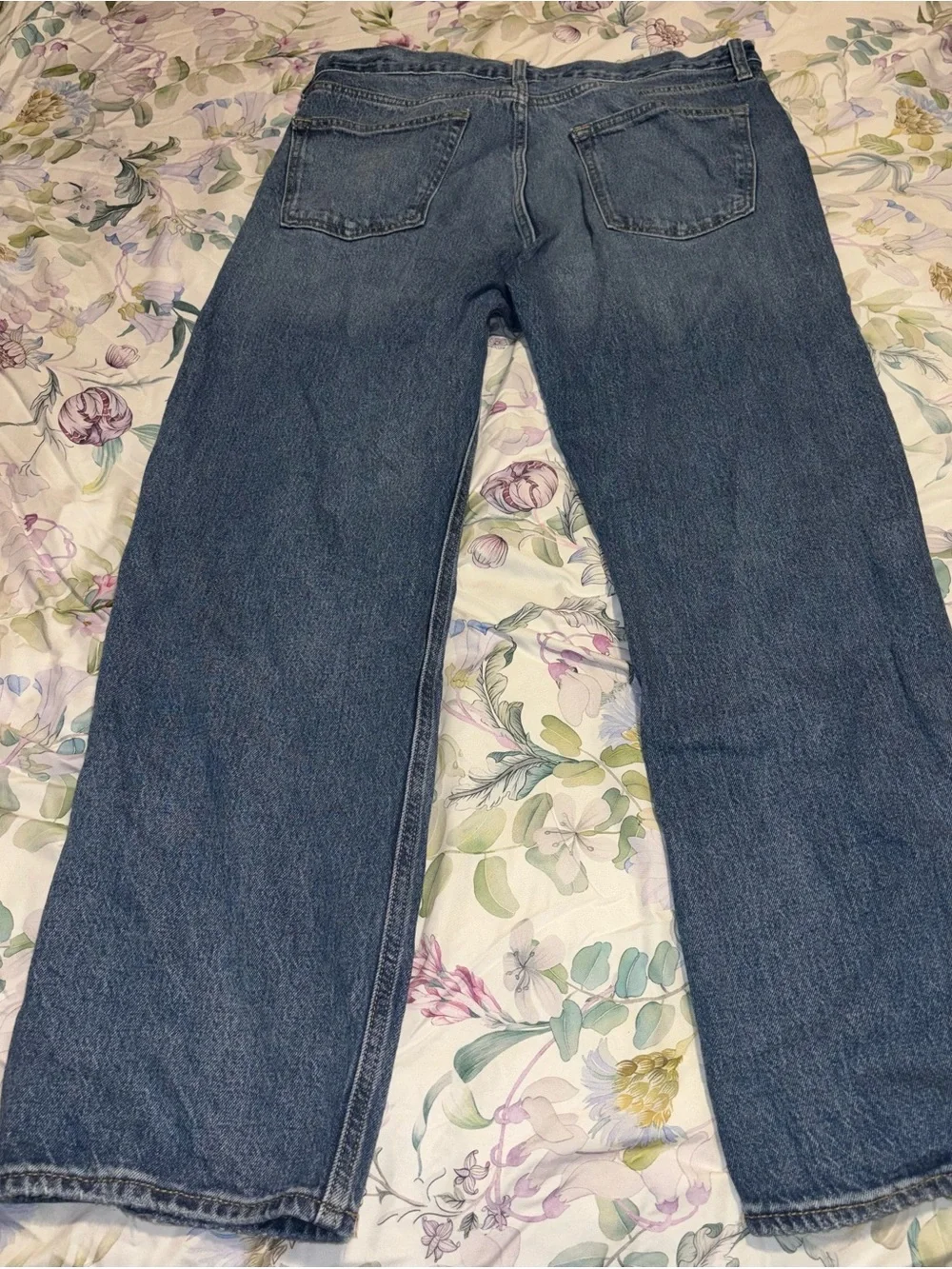 Old Navy Men’s Straight-Leg Dark Blue Jeans